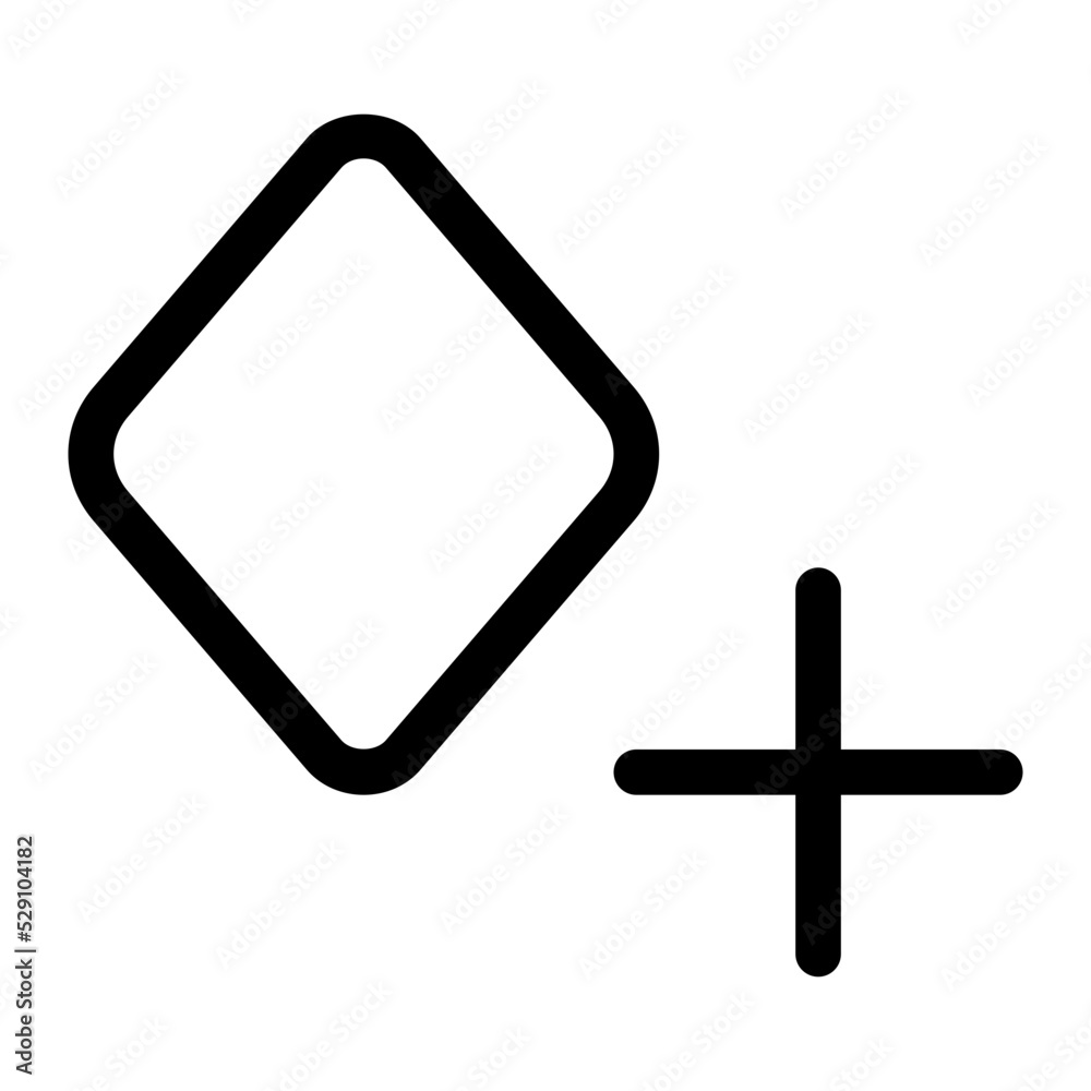 Obraz premium Keyframe Plus Icon