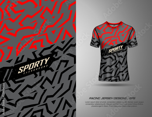 Tshirt sports grunge texture background for soccer jersey, downhill, cycling, football, gaming.