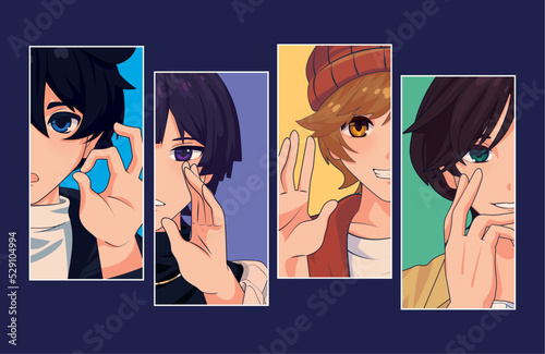 anime boys avatars