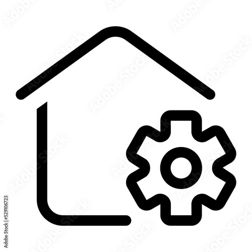 home cog alt icon