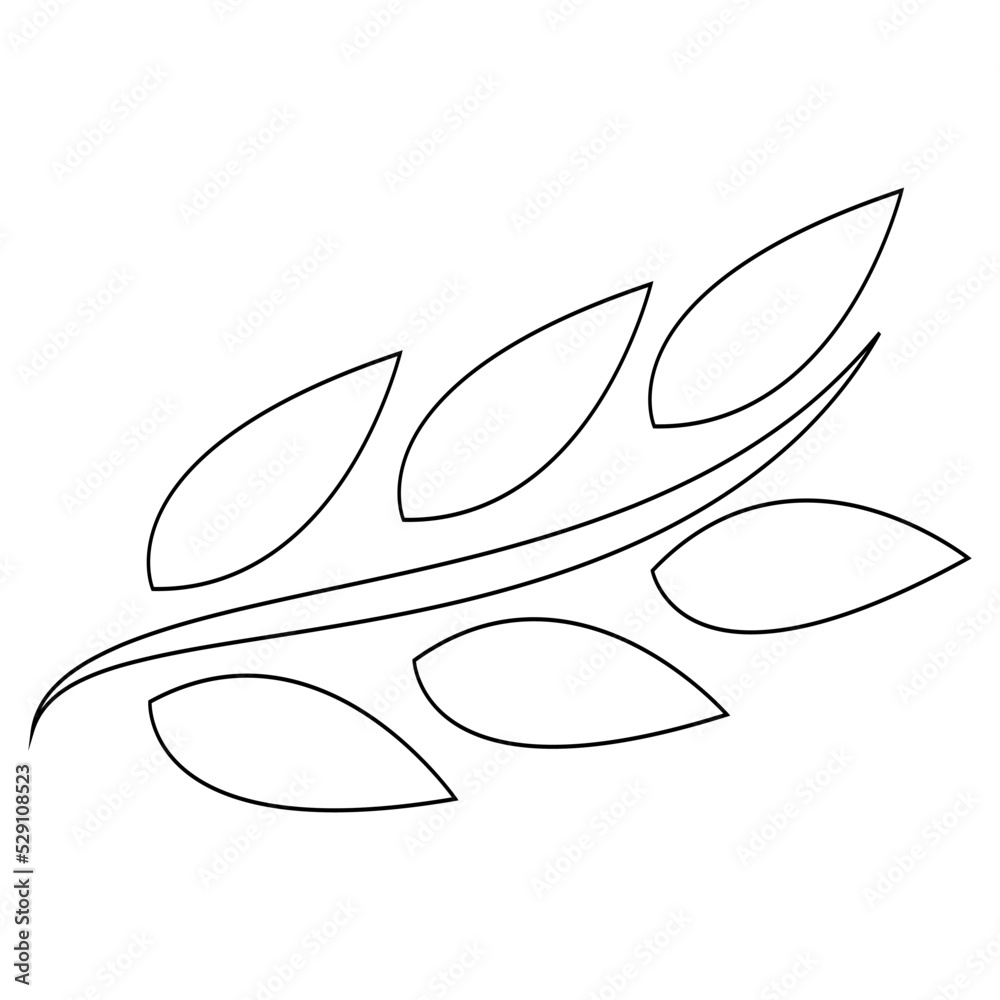 leaf icon ilustration vector leaf icon ilustration vector