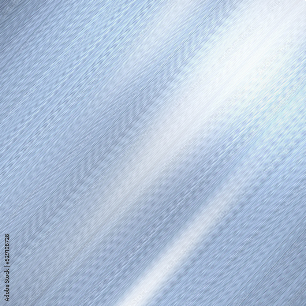 金属板に反射する光