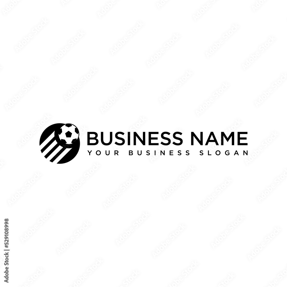Fast Football Logo Design Fast Football Logo Design