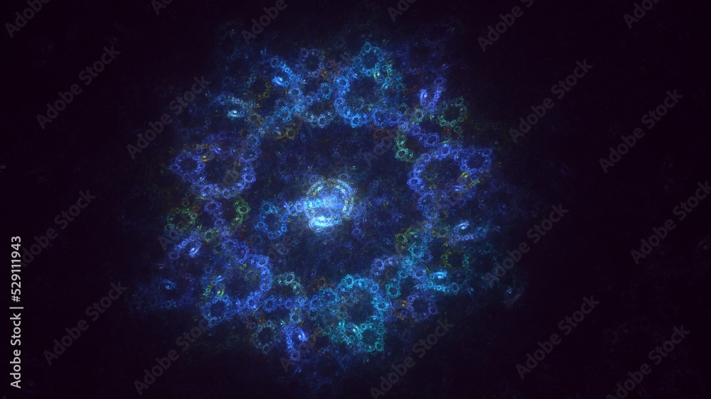 3D rendering abstract round light background 3D rendering abstract round light background