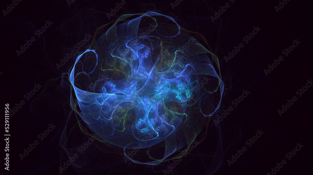 3D rendering abstract round light background 3D rendering abstract round light background