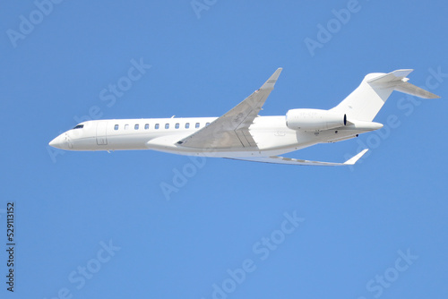 BD700 Global 7500 VP-CYP departing from Amsterdam Schiphol Airport