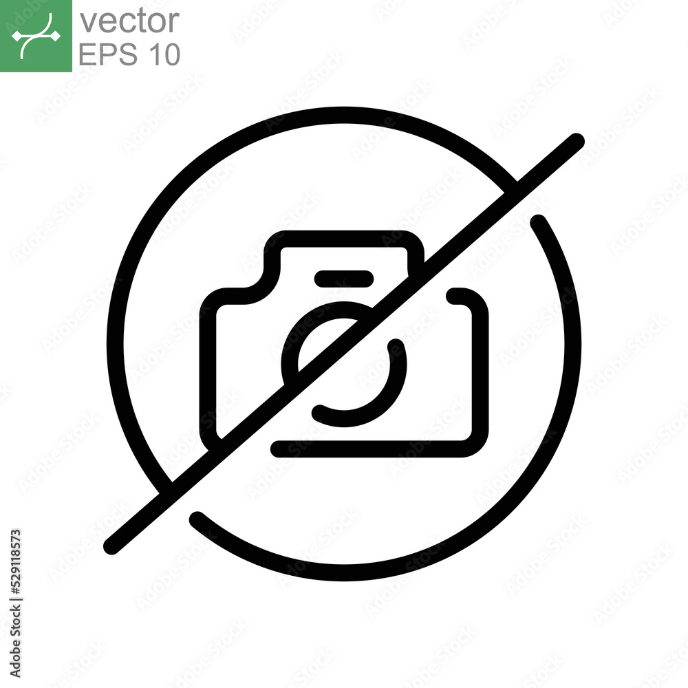 vetor-de-no-pictures-allowed-icon-restriction-of-taking-photos-symbol