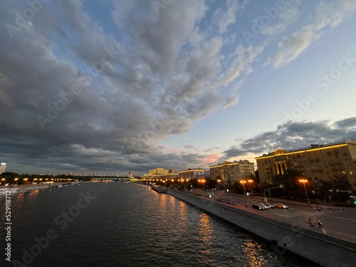 Wallpaper Mural sunset over the river Torontodigital.ca