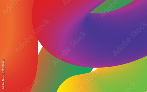 Blend colorful background with gradient shapes  party modern background  flow abstract geometric shapes. Vector EPS