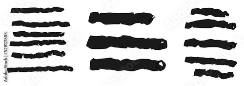 schwarze Balken