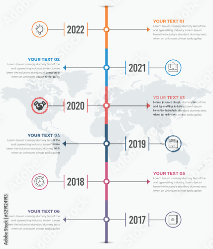 Modern Timeline Infographics (Vertical)