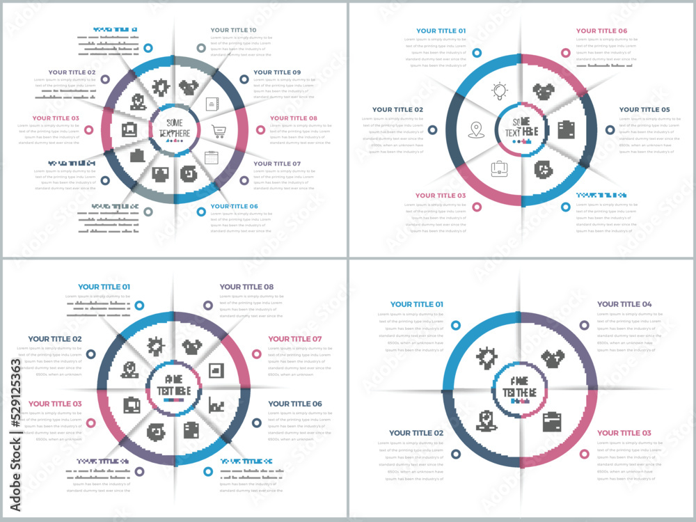 Business Circle Infographics (Bundle)