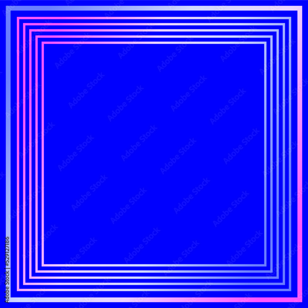 Flat Wireframe Boarder Template, Blue and Magenta Gradient, High Contrast Blue Bakcground Flat Wireframe Boarder Template, Blue and Magenta Gradient, High Contrast Blue Bakcground