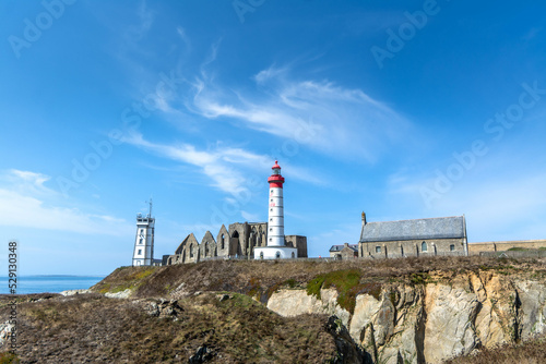 panorama du phare de  la pointe Saint Mathieu