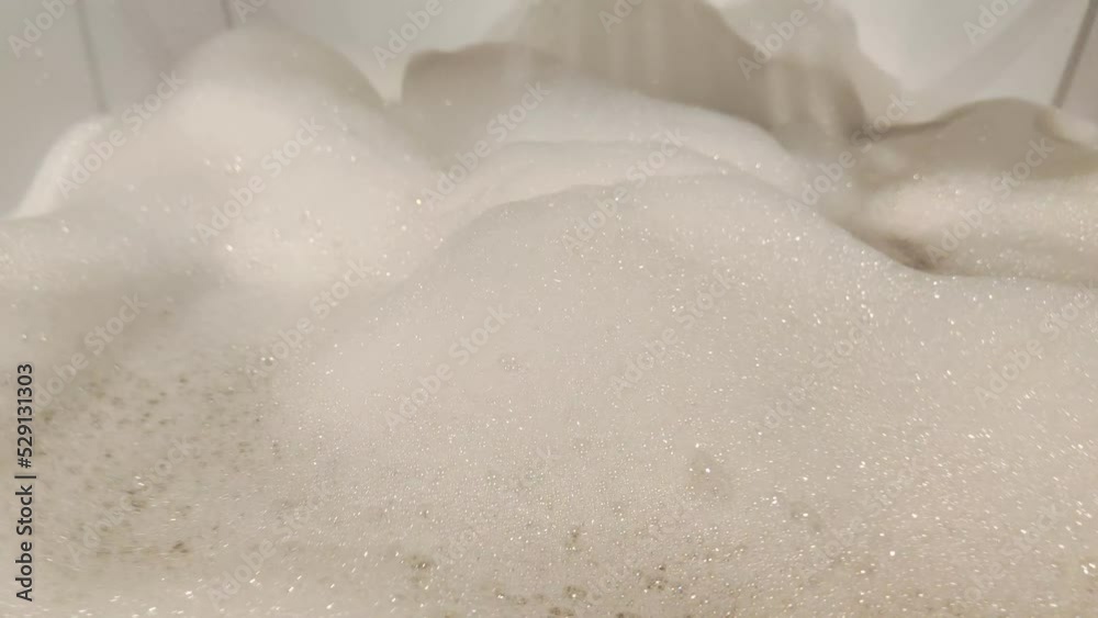 Soap bubbles in bath tub Soap bubbles in bath tub