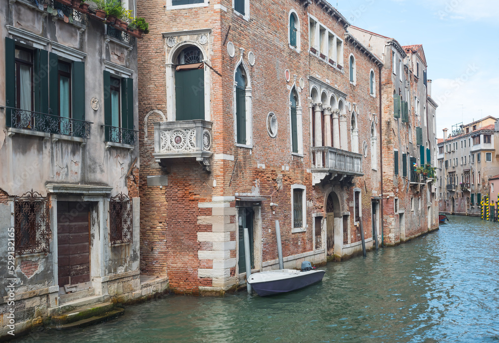 Venice, Italy. Beautiful tourist destination. Romantic scenery - European island.