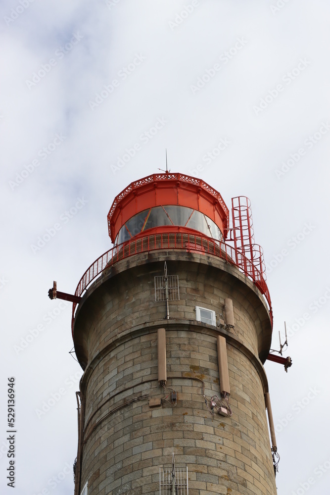 old lighthouse tower in Belle Ile En Mer