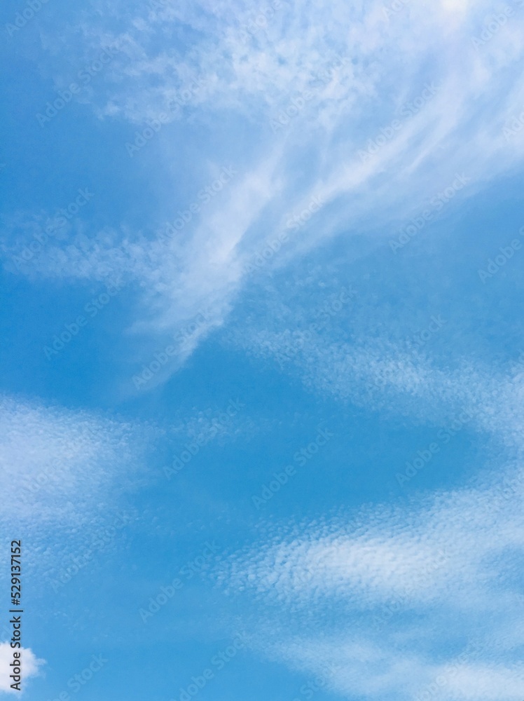 A photograph of the daytime sky in northern Thailand.