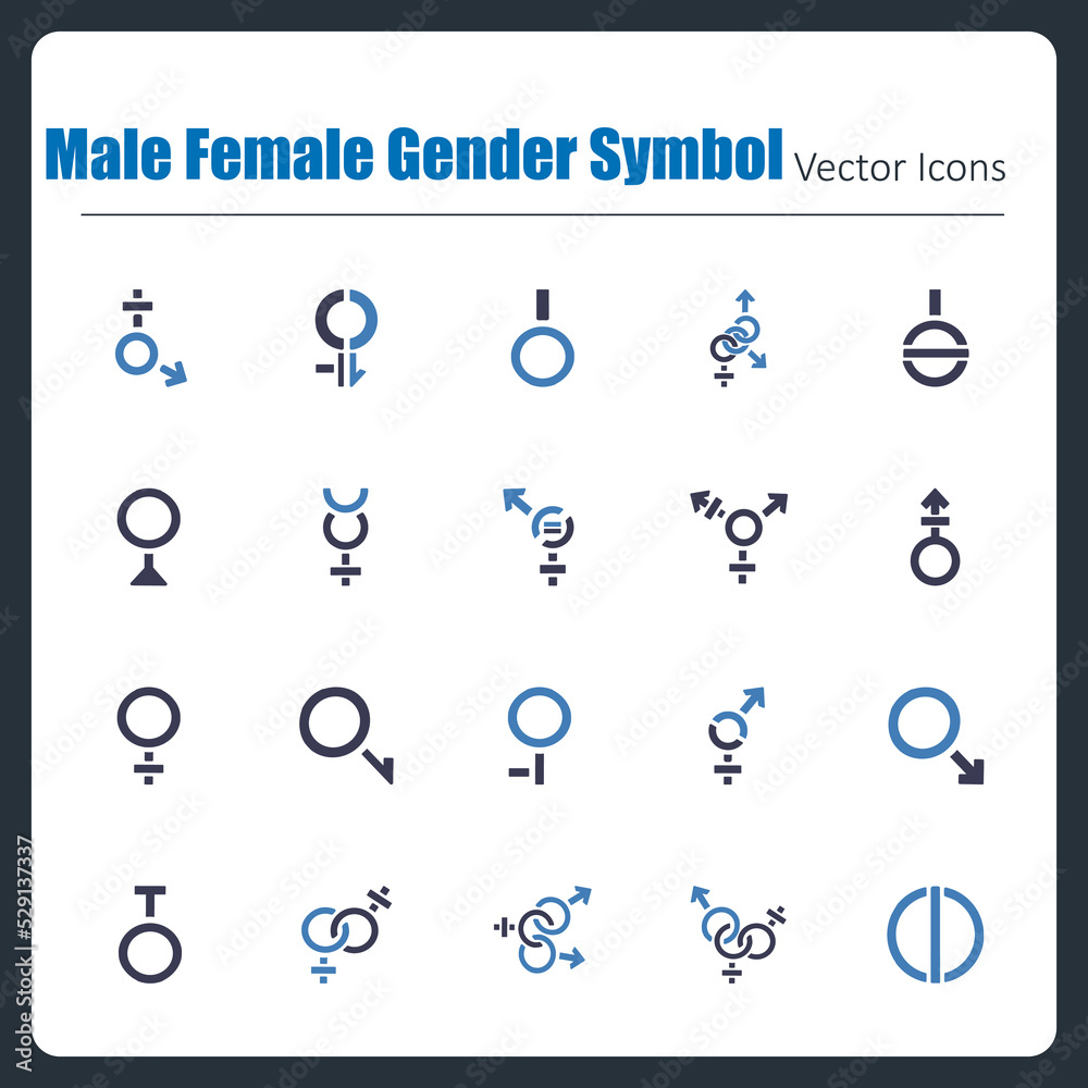 Male Female Gender Symbol Male Female Gender Symbol