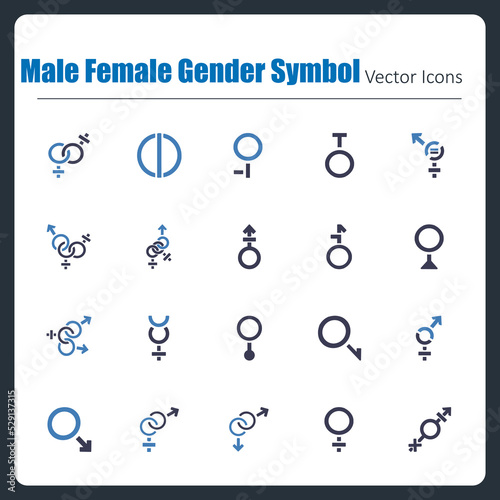 Male Female Gender Symbol