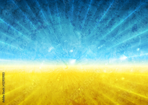 Abstract grunge sunny landscape background. Vector design