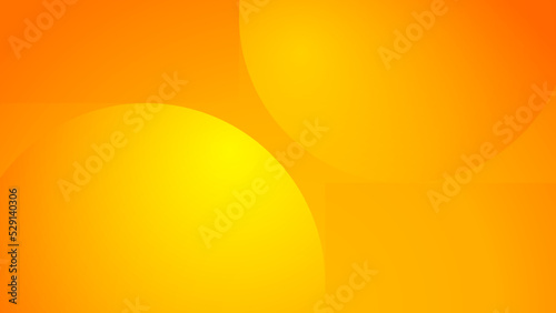 Three dimensional orange circle background