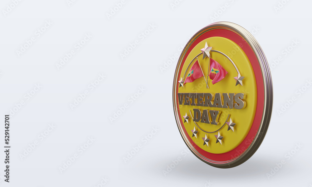 3d Veterans day Grenada rendering right view 3d Veterans day Grenada rendering right view