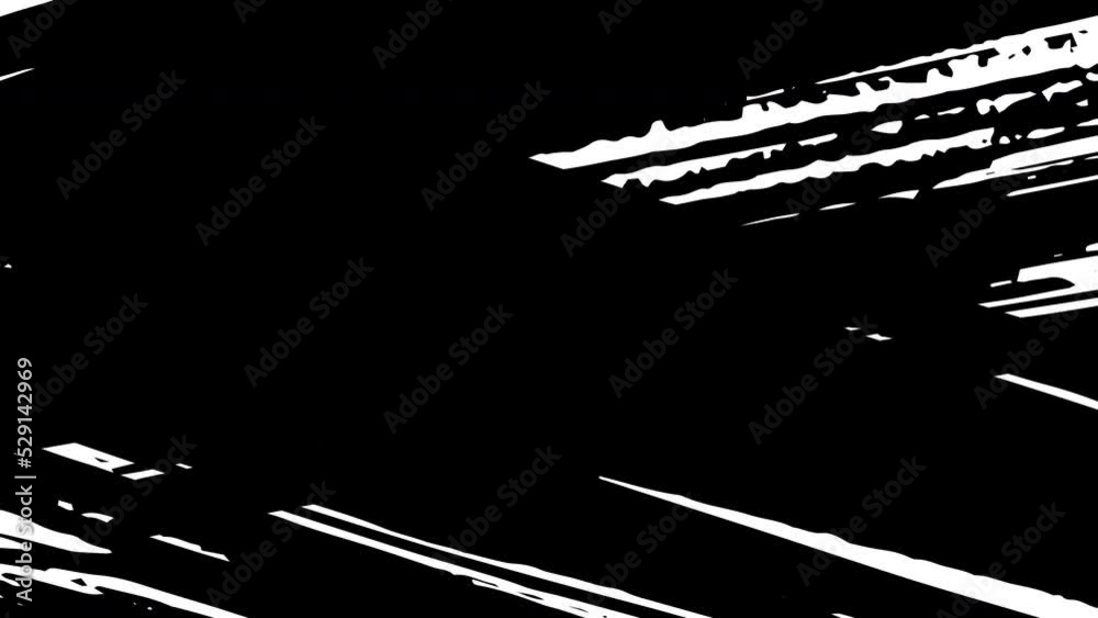 Three transition monochrome masks templates with alpha channel. Transition backgrounds with brush strokes