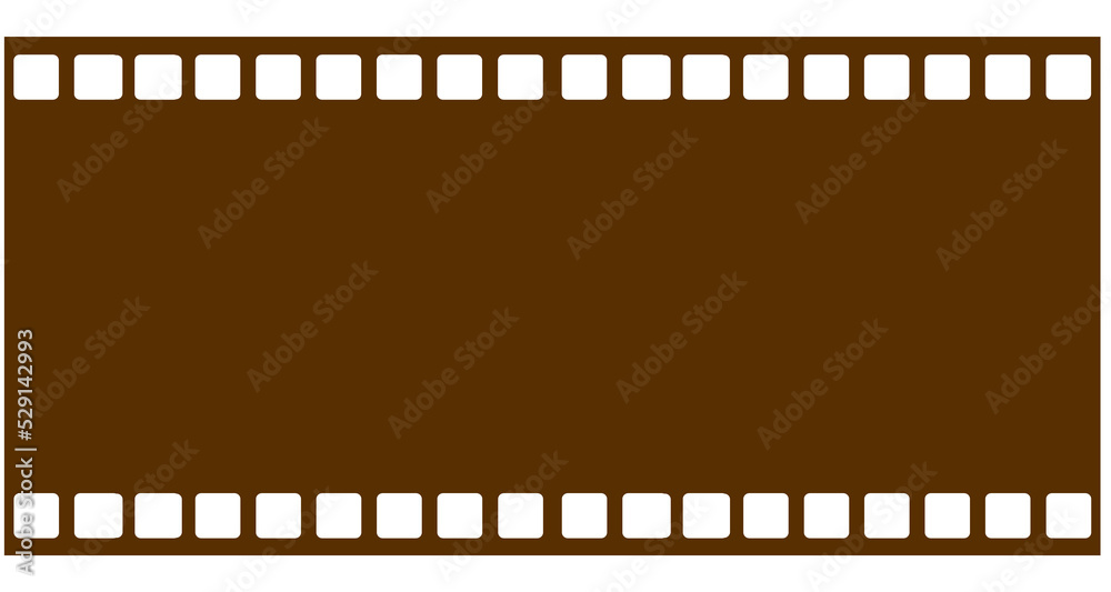 Grunge film strip template isolated