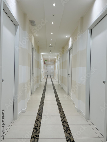 corridor in a hotel room