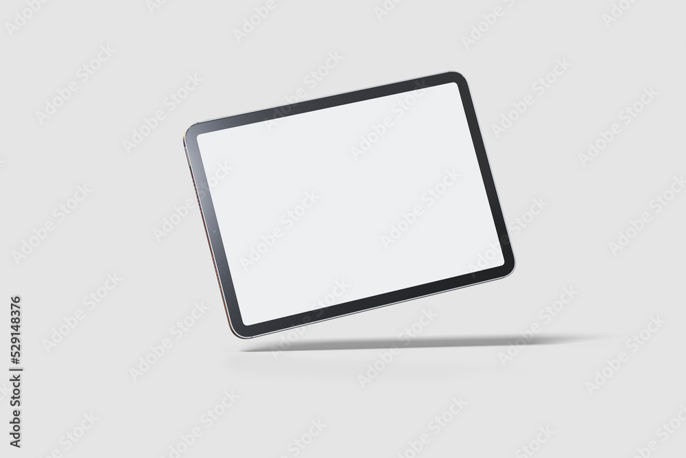 Floating landscape tablet mockup Floating landscape tablet mockup