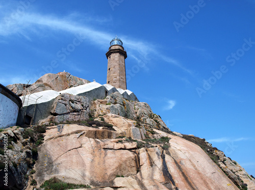 Faro del cabo Vilán (1896). Costa de la Muerte, Galicia, España.