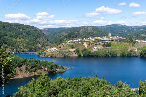 Vista panorámica de Viana do Bolo. Ourense, Galicia, España. © Nandi Estévez
