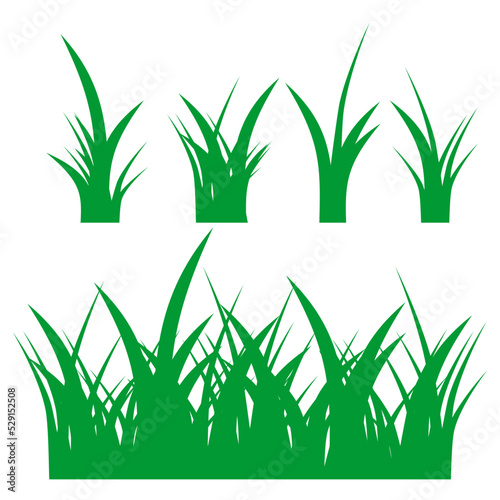  Concept of grass vector illustration 2022