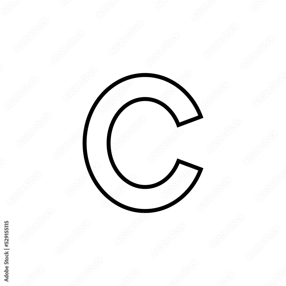 Copyright icon vector for web and mobile app. copyright sign and symbol Copyright icon vector for web and mobile app. copyright sign and symbol