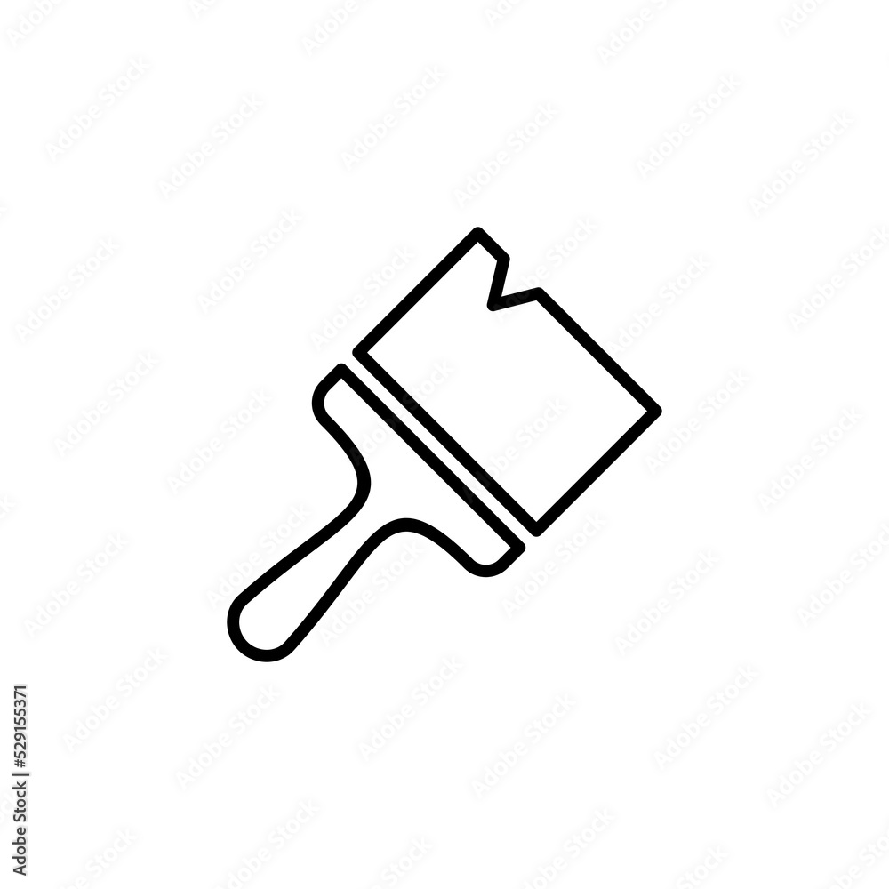 Paint icon for web and mobile app. paint brush sign and symbol. paint roller icon vector Paint icon for web and mobile app. paint brush sign and symbol. paint roller icon vector