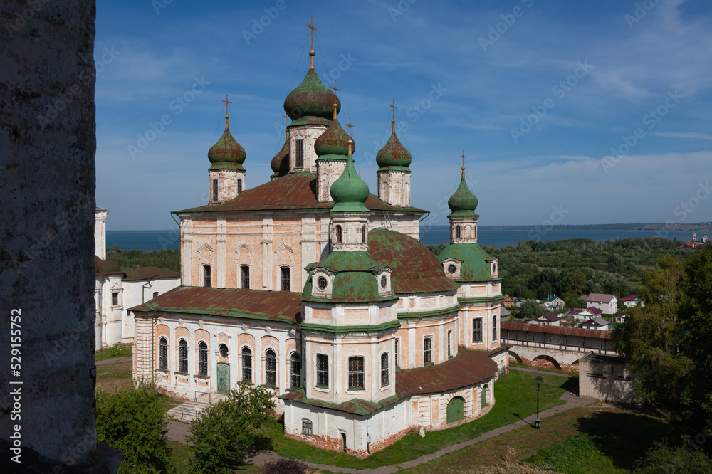 Assumption Cathedral on the territory of the Goritsky Assumption Monastery in Pereslavl-Zalessky, Russia