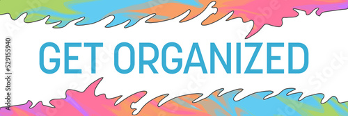 Get Organized Colorful Painting Top Bottom Horizontal 