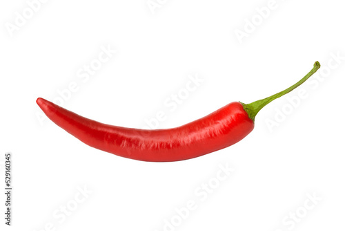 Isolated red chili pepper. PNG file with transparent background.