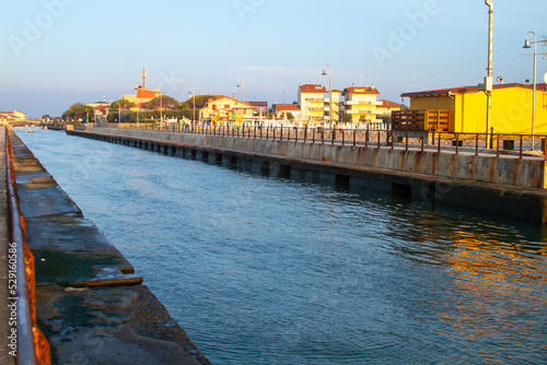 casal borsetti and porto corsini adriatic coast ravenna ferrara regional park of the po delta photo