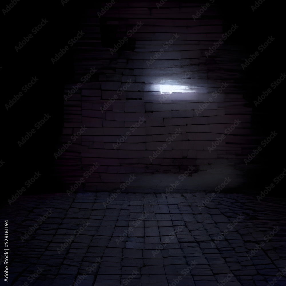 Neon wall scene empty and spotlight on brick wall. Neon wall scene empty and spotlight on brick wall.