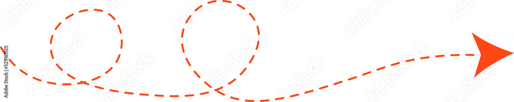 Dashed line arrow Dashed line arrow