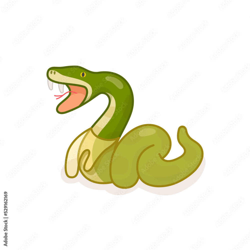snake molt kawaii doodle flat cartoon vector illustration snake molt kawaii doodle flat cartoon vector illustration