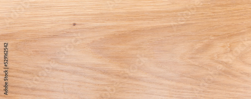 Texture of the light colored oak plank, panoramic view