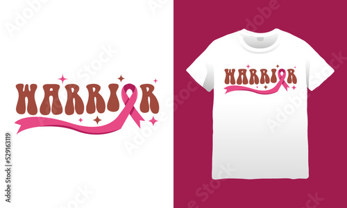 Warrior Breast Cancer T-shirt Design