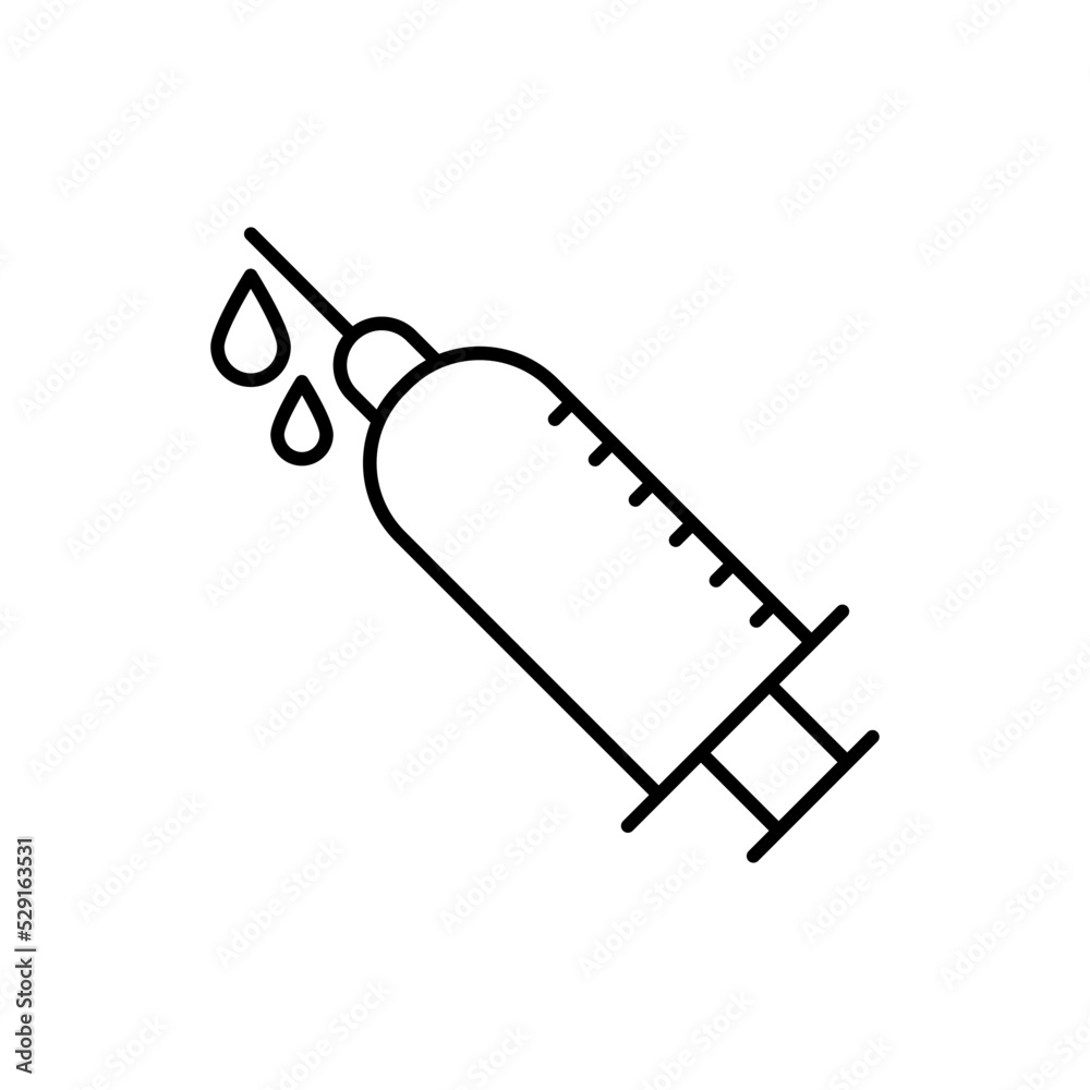 Syringe icon vector design templates