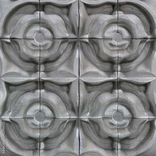 3D gray texture. Abstract background. Seamless pattern 
