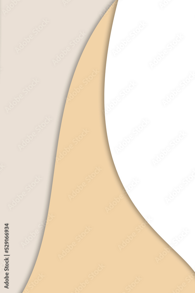 Fototapeta premium modern beige background with free space