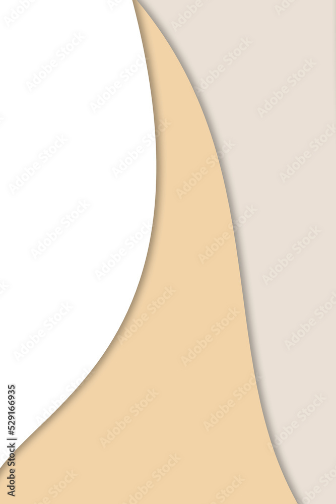 Fototapeta premium modern beige background with free space