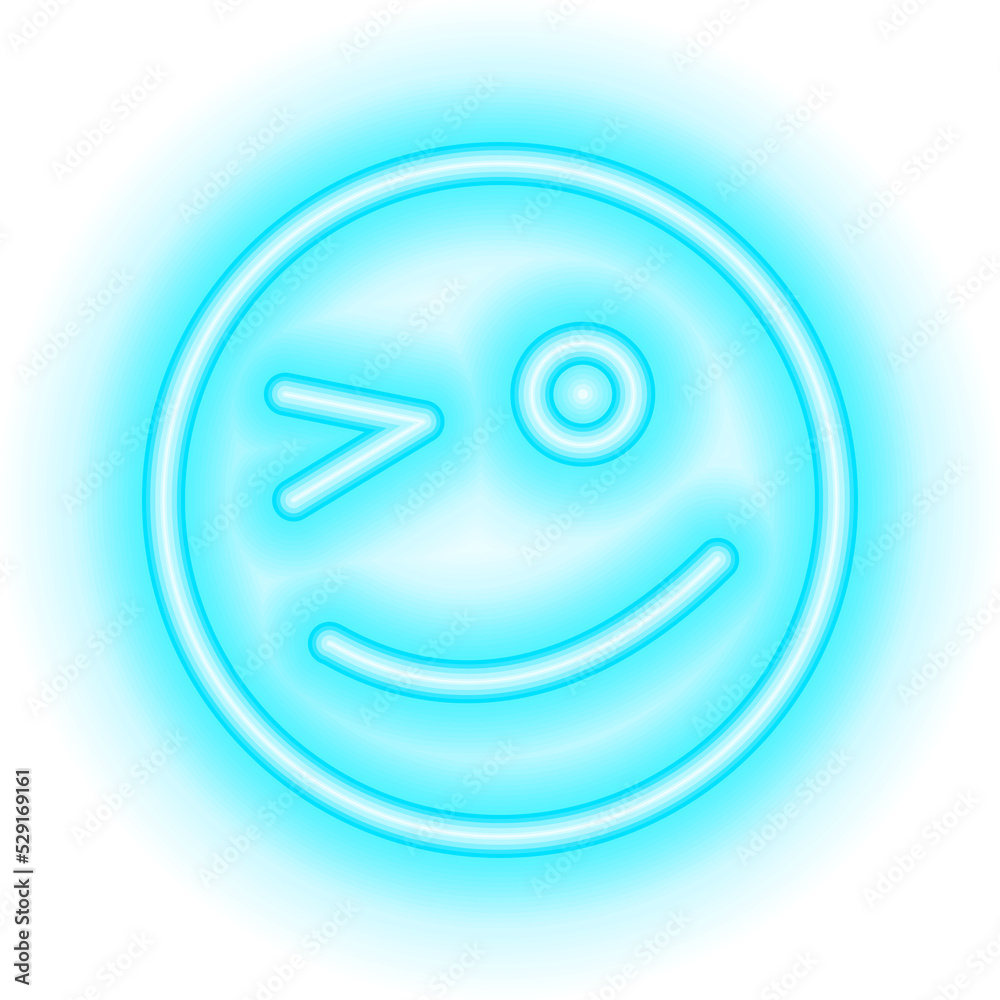 smile neon face smile neon face